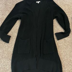 Black cardigan